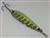1L oz. Long Silver Gator Casting Spoon with Chartreuse tape.