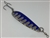 1 1/2L oz. Long Silver Gator Casting Spoon with Blue tape.