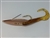 <b>1/4 oz. Copper Weedless Spoon - Root Beer Worm Trailer</b>