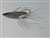 <b>1/4 oz. Chrome Weedless Spoon - White Skirt Trailer</b>