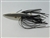 <b>1/4 oz. Matte Silver Gator Weedless Spoon - Black Skirt Trailer</b>