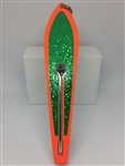#350 Gator KingspoonÂ® Orange Powder Coat - Green Ice Tape