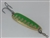 <b>1 1/2 oz. Gold Gator Casting Spoon Lime Green Tape - Treble Hook</b>