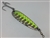 <b>1 1/2 oz. Silver Gator Casting Spoon Chartreuse Tape - Treble Hook</b>