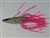 <b>1/4 oz. Chrome Weedless Spoon - Pink Skirt Trailer</b>