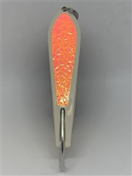 <b>#100 Gator KingspoonÂ® Bone Powder Coat - Orange Ice Tape</b>