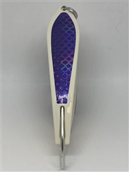 <b>#100 Gator KingspoonÂ® Bone Powder Coat - Purple Tape</b>