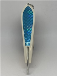 <b>#100 Gator KingspoonÂ® Bone Powder Coat - Sky Blue Tape</b>