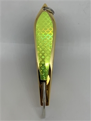 <b>#100 Gator KingspoonÂ® Gold - Chartreuse Tape</b>