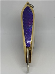 <b>#100 Gator KingspoonÂ® Gold - Purple Tape</b>