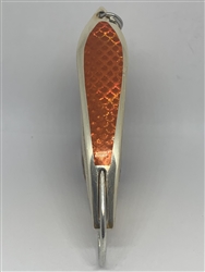 <b>#100 Gator KingspoonÂ® Matte Silver - Copper Tone Tape</b>