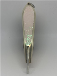 <b>#100 Gator KingspoonÂ® Matte Silver - Glow Ice Tape</b>