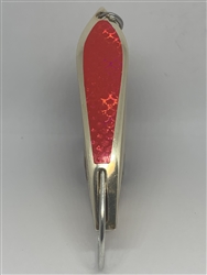 #100 Gator KingspoonÂ® Matte Silver - Pink tape
