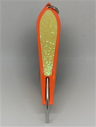 <b>#100 Gator KingspoonÂ® Orange Powder Coat - Yellow Ice Tape</b>