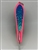 <b>#100 Gator KingspoonÂ® Pink Powder Coat - Blue Ice Tape</b>