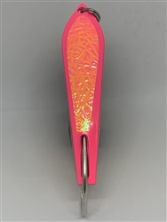 <b>#100 Gator KingspoonÂ® Pink Powder Coat - Orange Ice Tape</b>