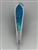 <b>#100 Gator KingspoonÂ® Pearl White Powder Coat - Blue Ice Tape</b>