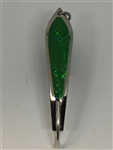 100 Silver Gator Kingspoonâ„¢ with Emerald Tape.