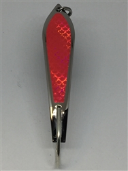 <b>#100 Gator KingspoonÂ® Silver - Pink Tape</b>
