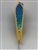 <b>#100 Gator KingspoonÂ® Yellow Powder Coat - Blue Ice Tape</b>