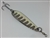 1L oz. Long Silver Gator Casting Spoon with Glow Ice tape.