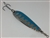1L oz. Long Silver Gator Casting Spoon with Sky Blue tape.