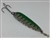 1 oz. Silver Stainless Gator Casting Spoon With Emerald Tape