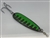 <b>1 1/2 oz. Black Nickel Gator Casting Spoon Lime Green Tape - Treble Hook</b>