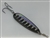 <b>1 1/2 oz. Black Nickel Gator Casting Spoon Silver Tape - Treble Hook</b>