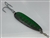 <b>2 oz. Black Nickel Gator Casting Spoon Emerald Tape - Treble Hook</b>