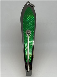 <b>#200 Gator KingspoonÂ® Black Nickel - Emerald Tape</b>