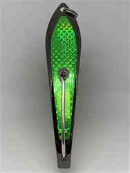 <b>#200 Gator KingspoonÂ® Black Nickel - Lime Green</b>