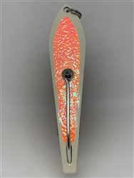 b>#200 Gator KingspoonÂ® Bone Powder Coat - Orange Ice Tape</b>