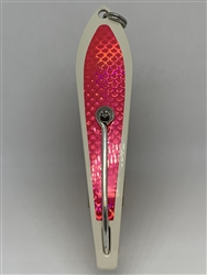 b>#200 Gator KingspoonÂ® Bone Powder Coat - Pink Tape</b>