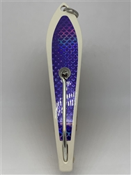 b>#200 Gator KingspoonÂ® Bone Powder Coat - Purple Tape</b>