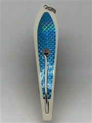 b>#200 Gator KingspoonÂ® Bone Powder Coat - Sky Blue Tape</b>