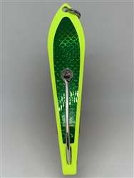 b>#200 Gator KingspoonÂ® Chartreuse Powder Coat - Emerald Tape</b>