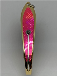 <b>#200 Gator KingspoonÂ® Gold - Pink Tape</b>