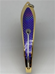 <b>#200 Gator KingspoonÂ® Gold - Purple Tape</b>