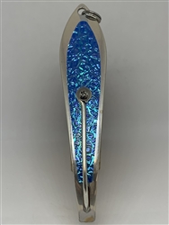 <b>#200 Gator KingspoonÂ® Matte Silver - Blue Ice Tape</b>