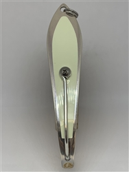 <b>#200 Gator KingspoonÂ® Matte Silver - Glow Tape</b>