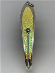 <b>#200 Gator KingspoonÂ® Matte Silver - Yellow Ice Tape</b>