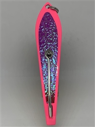 b>#200 Gator KingspoonÂ® Pink Powder Coat - Crimson Ice Tape</b>