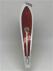 b>#200 Gator KingspoonÂ® Pearl White Powder Coat - Red Tape</b>