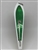 b>#200 Gator KingspoonÂ® White Powder Coat - Emerald Tape</b>