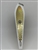 b>#200 Gator KingspoonÂ® White Powder Coat - Gold Tape</b>