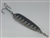 <b>2 oz. Silver Gator Casting Spoon Black Tape - Treble Hook</b>