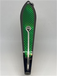 <b>#250 Gator KingspoonÂ® Black Nickel - Emerald Tape </b>