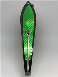 <b>#250 Gator KingspoonÂ® Black Nickel - Lime Green Tape </b>