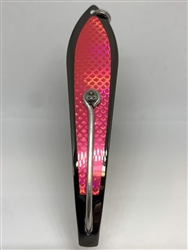 <b>#250 Gator KingspoonÂ® Black Nickel - Pink Tape </b>